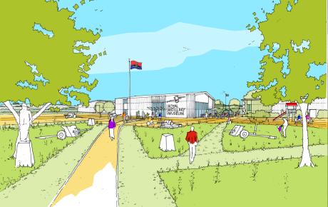 Artist’s impression of the new museum