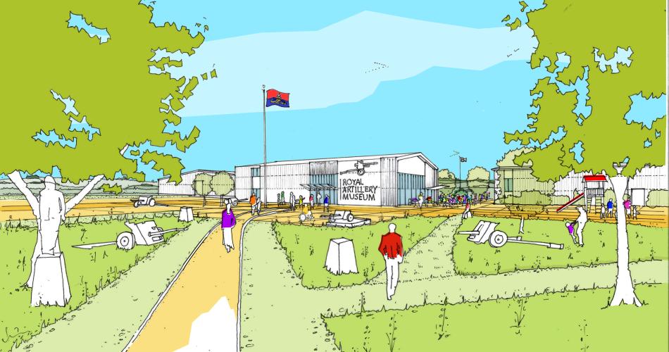 Artist’s impression of the new museum