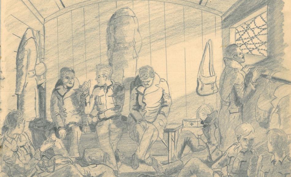 Sketches by Gnr George FW Cox