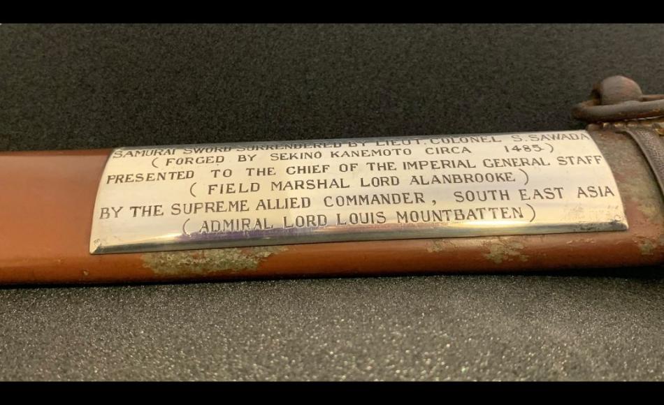 Field Marshal Alan Francis Brooke's Katana
