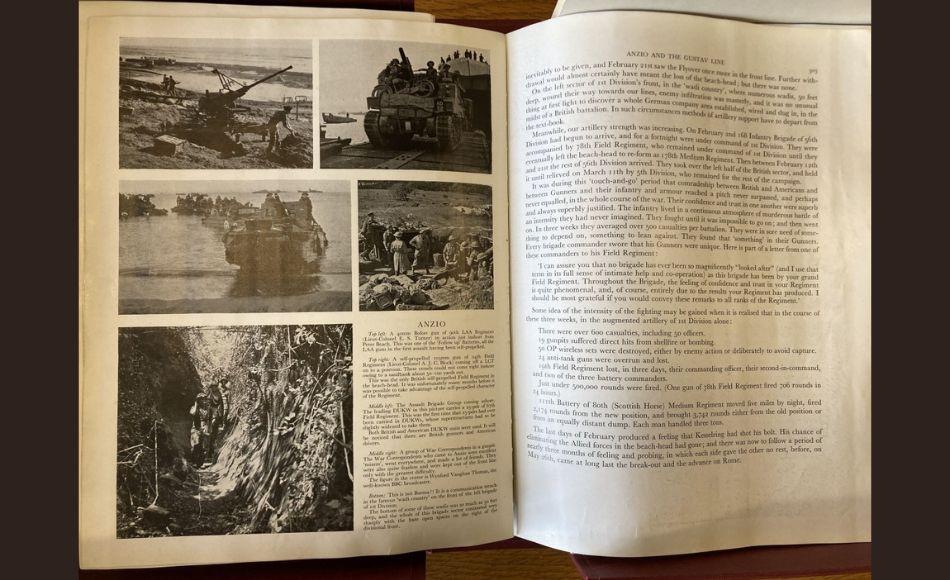 RA Commemorative War Books for both the Great War and the 1939 – 1945 War