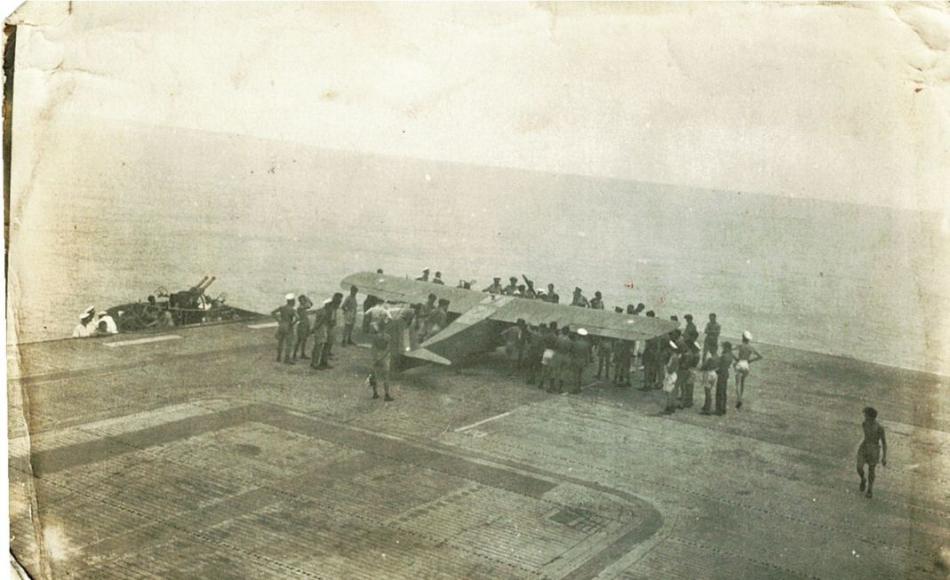 Captain McLinden Auster HMS Stalker