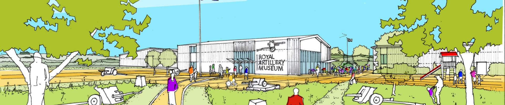 Artist’s impression of the new museum